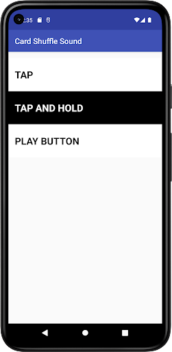 Card Shuffle Sound Screen 3