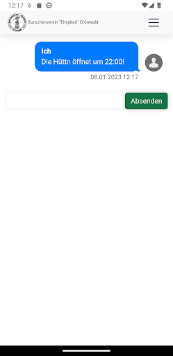 BurschenIntern Screen 2