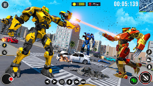 Dino Robot Attack Battle Games Screen 3
