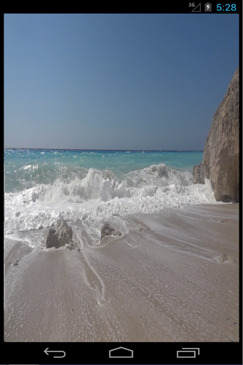 Beach Rock Live Wallpaper Screen 2