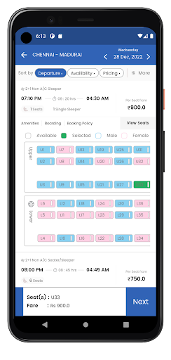 Muthumari Travels - Bus Ticket
