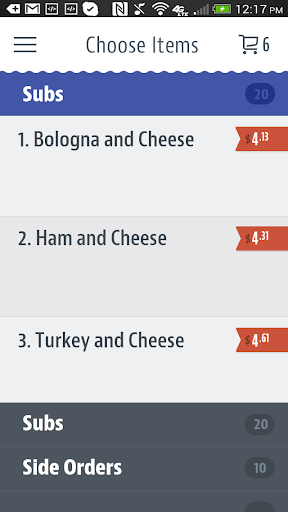 Steves Deli #1 Subs Screen 3