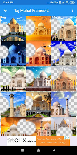 Taj Mahal Photo Frames Editor