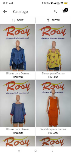 Tiendas Rosy Screen 3