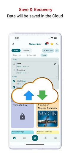Screenshot of Note, To-do, Voice Note Widget