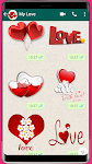 screenshot of WASticker - Love romantic