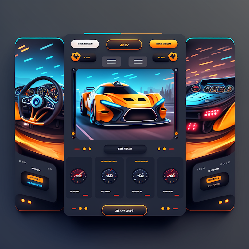 Android application gadi wala game screenshort