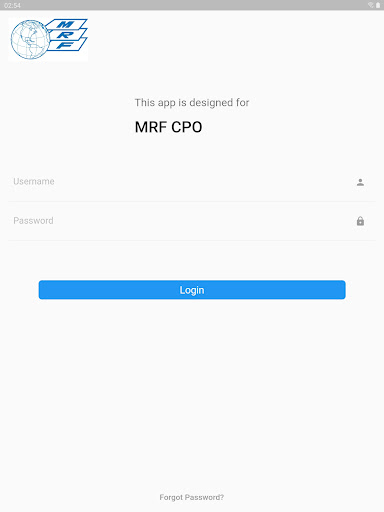 Android application MRF CPO screenshort