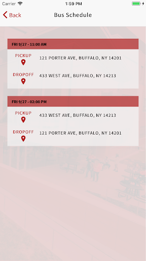 DYouville Red Bus Screen 3