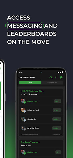 Screenshot of FITR - Client App