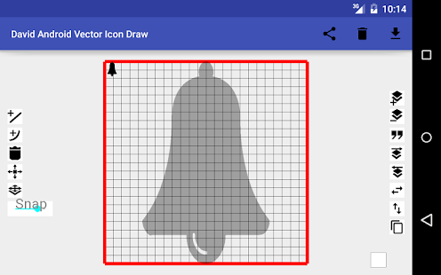 DAVID Android Vector Icon Draw