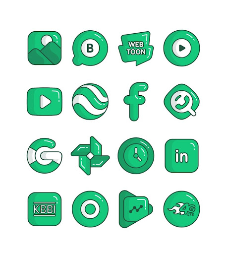 Screenshot of Leaf - Icon Pack