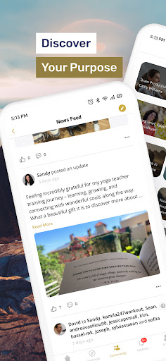 Android application Meaningful Paths: Motivation screenshort