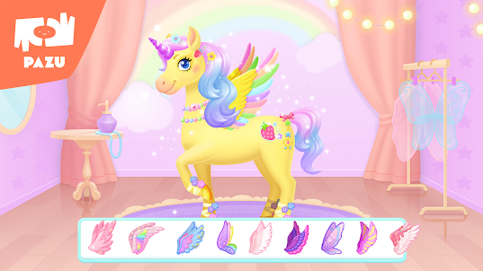 私のユニコーンはゲームをドレスアップ My unicorn