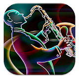 saxophone playing icon