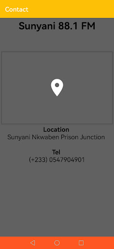 Android application Sunyani FM screenshort