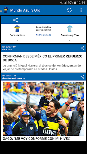 Mundo Azul y Oro Screen 2