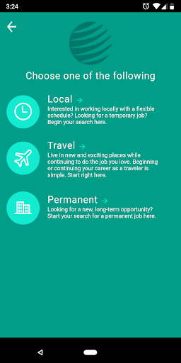 Android application CareerCare screenshort