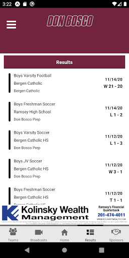 Don Bosco Prep Athletics Screenshot 3 - AppWisp.com