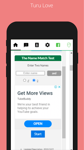 Android application Turu Love screenshort