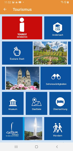 Andernach App Screen 3
