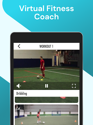 Screenshot of Soccer Dribbling