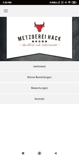 Metzgerei Hack Screen 2