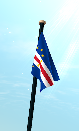 Cape Verde Flag 3D Free Screen 3