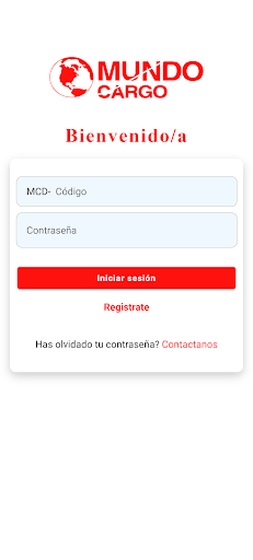 Android application Mundo Cargo screenshort