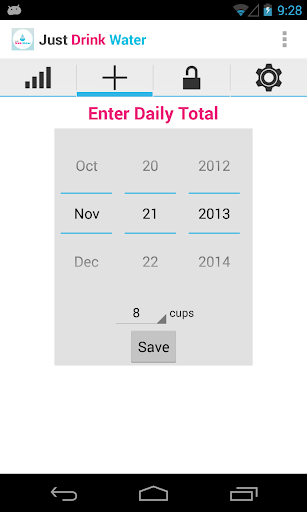 Just Drink Water Screenshot 2 - AppWisp.com