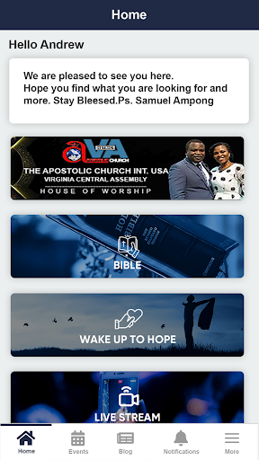 The Apostolic Church Int. VA Screen 3