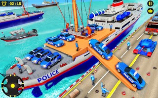 Police Cargo Transport Truck