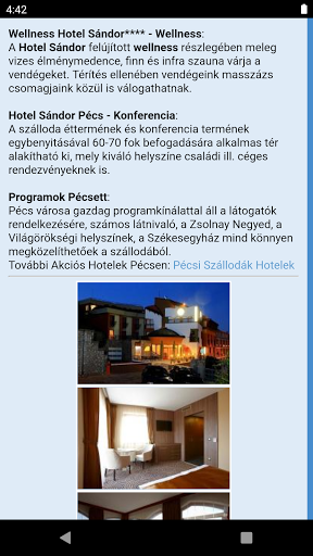 Pécsi Szállodák Hotelek Screen 3