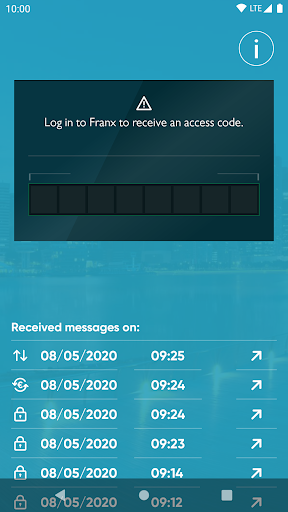 Franx Authenticator Screen 3