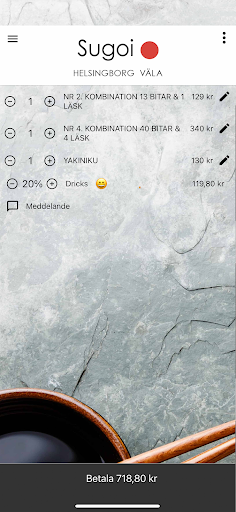 Sugoi Sushi Screen 3