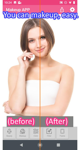 Android application Makeup App - You can make up y screenshort