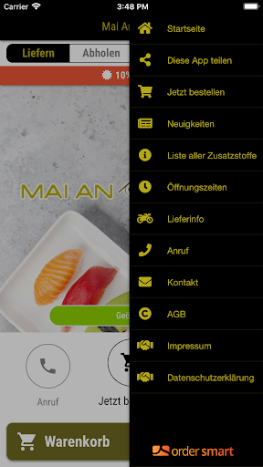 Mai An Sushi Screen 3