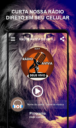 Android application Rádio Aviva Deus Vivo screenshort