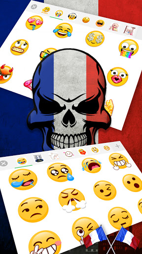 French Angry Skull Keyboard Ba Screenshot 3 - AppWisp.com