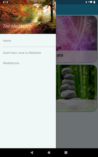Android application Zen Meditation screenshort