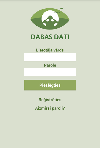 Android application Dabasdati.lv screenshort