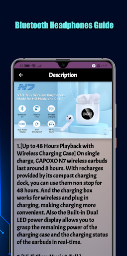 Bluetooth Headphones Guide Screen 3