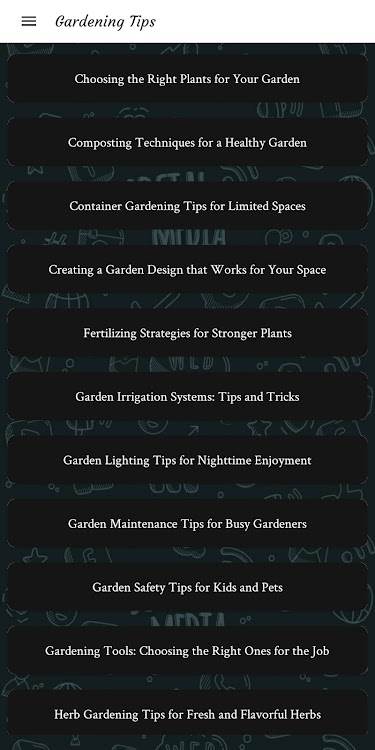 Gardening Tips - 1.1 - (Android)