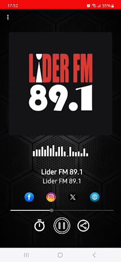Lider FM 89.1 Screen 3
