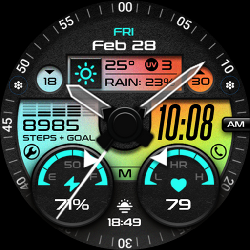 OMG 343 Hybrid Retro Watch