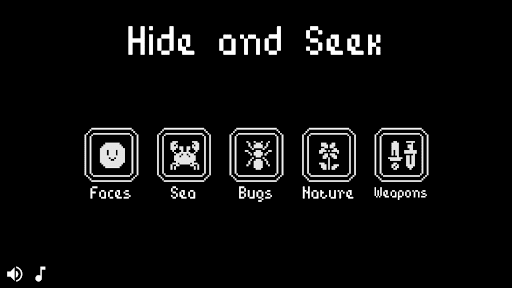 Android application Hide and Seek - 1bit screenshort