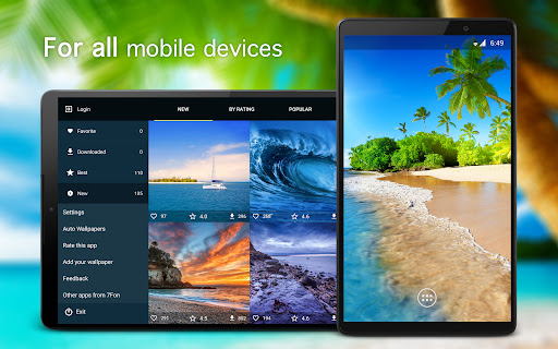 Screenshot of Ocean Wallpapers PRO