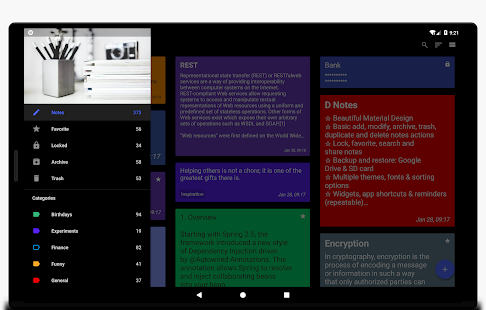 D Notes - Notizen und Listen Tangkapan layar