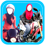 Hijab Girl Bike Photo Suit