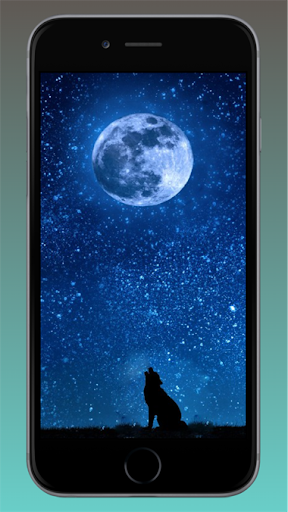Aesthetic Moon Wallpaper Screen 2